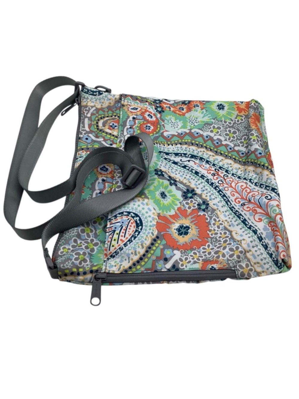 Vera Bradley Reactive Hipster Crossbody Purse (Citrus Paisley Pattern) (NWOT) - Picture 5 of 12